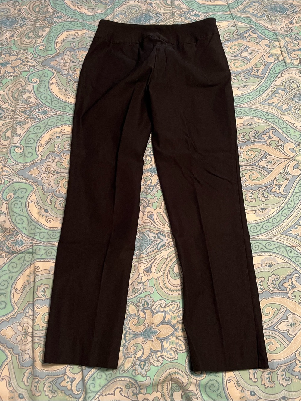 Peck & Peck Black Straight-Leg Dress Pants - Picture 2 of 4